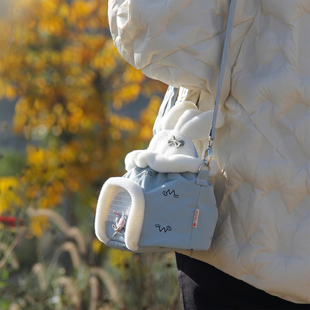 Сумка-переноска для хомяка, сумка для переноски мелких животных, портативная дорожная сумка для хомяка, кролика, белки, Гвинеи