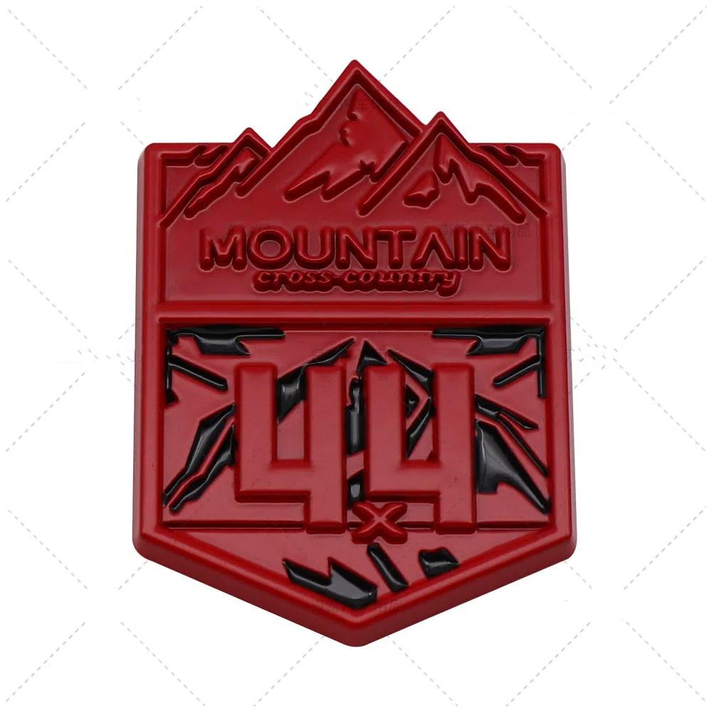 1 шт. 4X4 горный кросс-кантри автомобиль эмблема 4WD значок боковая дверь 3D металлическая наклейка для компаса Grand Cherokee Wrangler