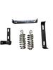 Fits For Royal Enfield Front And Rear Black & White Seat - Diamond Style Thread