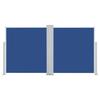 VidaXL Retractable Side Awning Blue 160 X 600 Cm