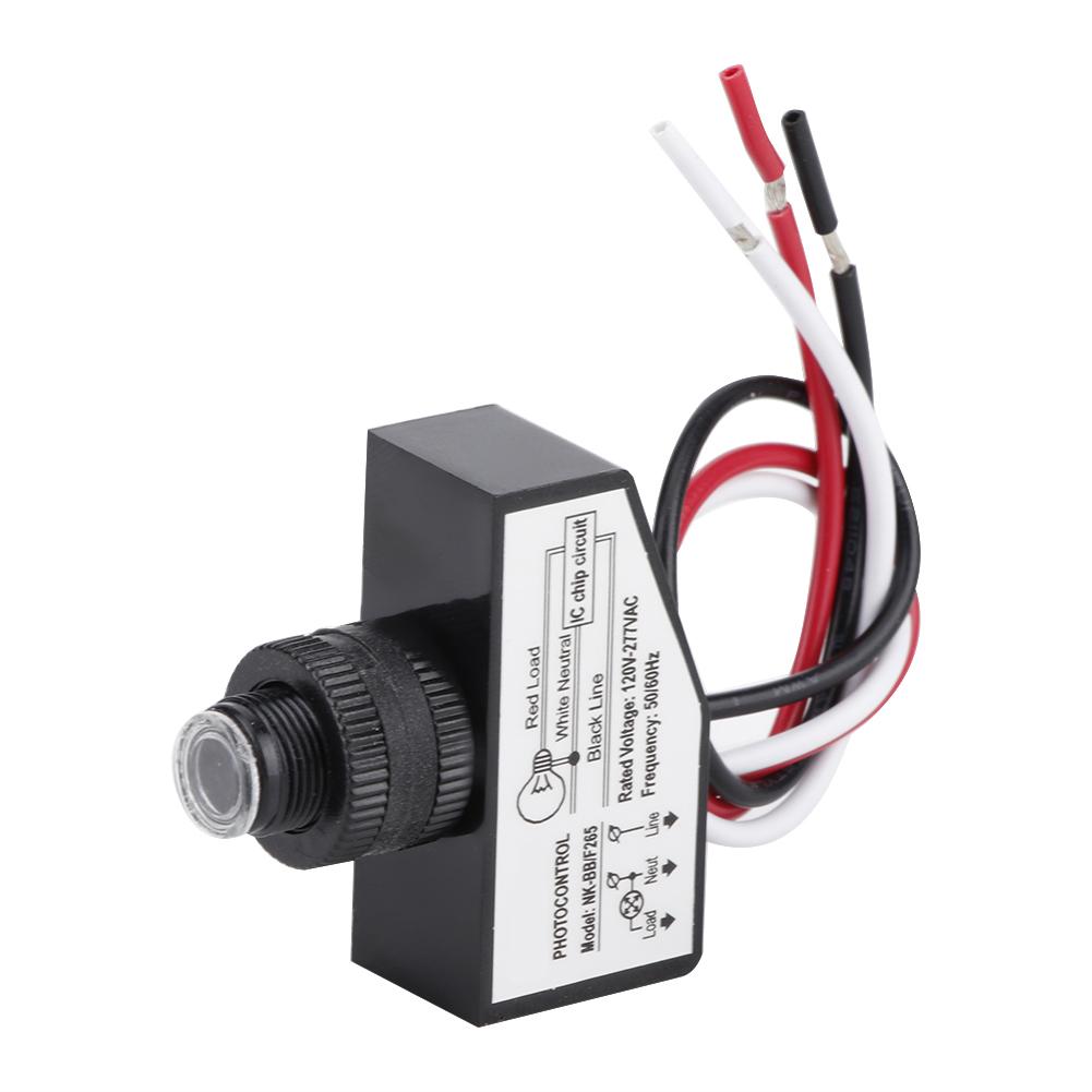 Фотоэлектрический выключатель высокой мощности, выключатель управления освещением для сада 120-277 В переменного тока 50/60 Гц