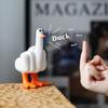 Creative Duck for You Creative Resin Desktop Decorations Funny Ornaments for Friends Sand Sculpture Gifts