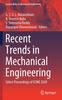 The Recent Trends In Mechanical Engineering : Select Proceedings of ICIME 2020 Book