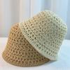 Летняя шляпа-ведро с открытым верхом, женская дышащая шляпа, солнцезащитная шляпа с козырьком, модная шляпа-ведро для путешествий, шляпа от солнца