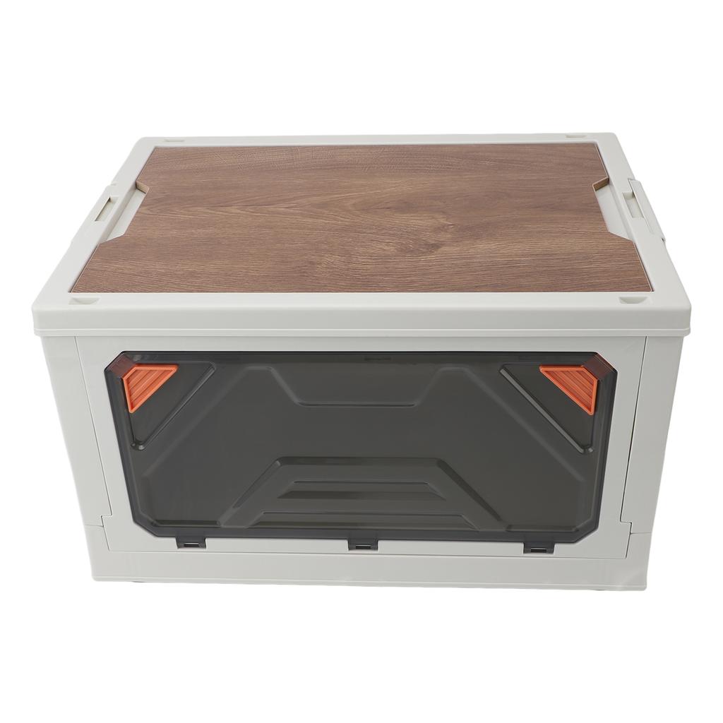 Складные штабелируемые контейнеры для хранения, многоцелевые пластиковые контейнеры для хранения большой емкости с крышками для Campin