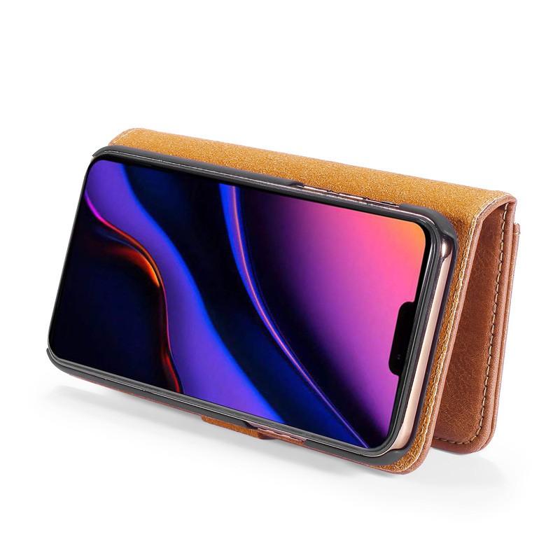 Магнитный чехол-книжка из кожи для IPhone 11 Pro, двухкомпонентный съемный дизайн, ударопрочный, устойчивый к царапинам