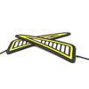 Car Led Bumper Strip Cob Daytime Running Light Yellow Turn Signal Daylight Drl