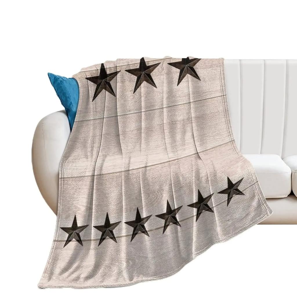 Star Blanket Soft Flannel Bed Blanket Production Source in West Texas