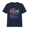 Can I Lick It Funny 100 Days Of School Periodic Table Teacher Student T Shirt Vintage Washed Stylish Breathable Casual Slightly