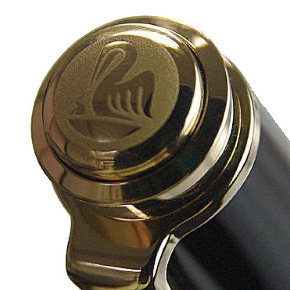 Перьевая ручка Pelikan F Fine Point зеленая полоса Souveraine M600 обычный импортный продукт