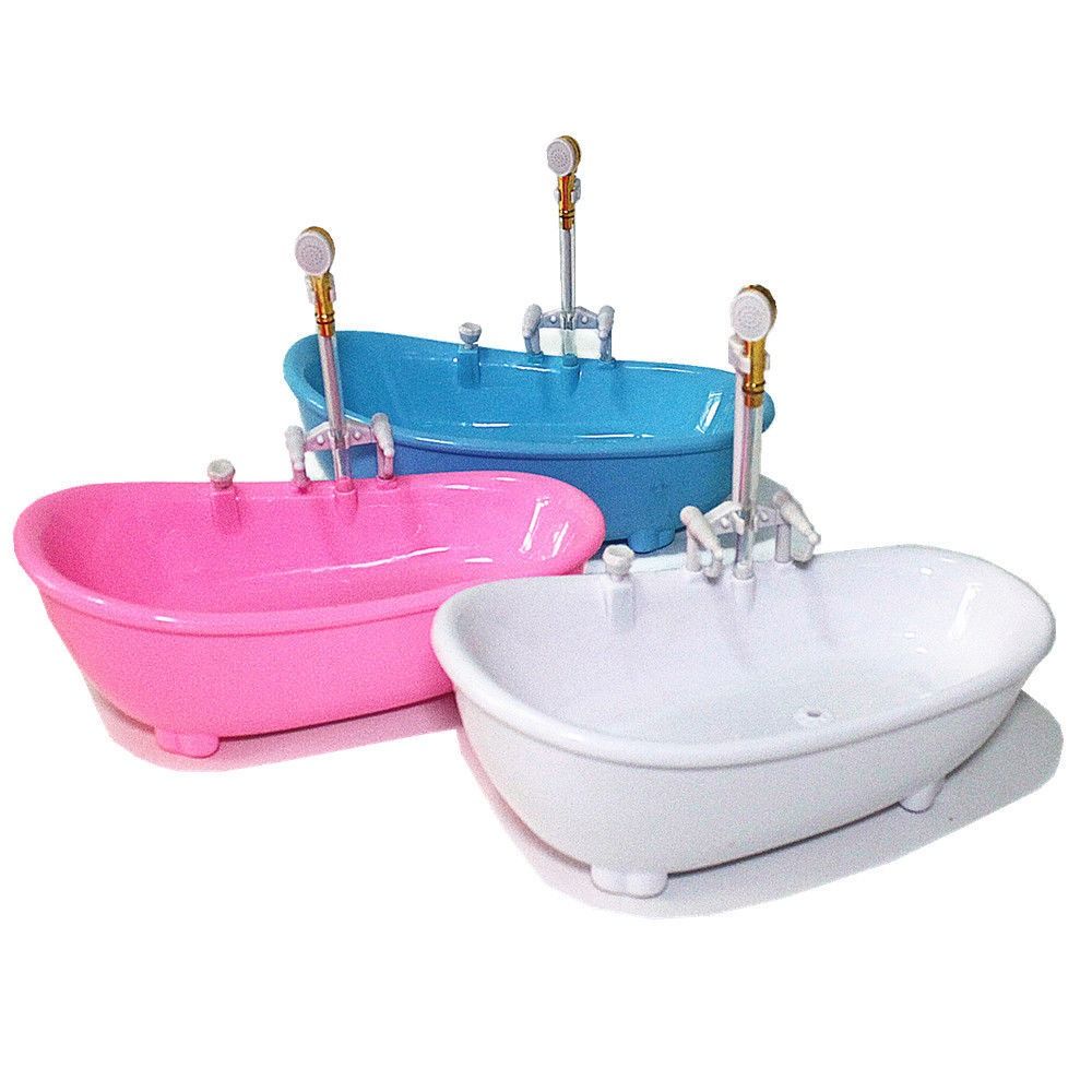 Брызгающая водой Детские игрушки для купания Игрушка для ролевых игр Мини-ванна для ванной Креативная электрическая ванна Игрушка «Сделай сам»