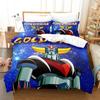 Мультяшный Набор Постельного Белья Goldorak Grendizer UFO Robo Пододеяльник Наволочка Мальчики Девочки Взрослые Полуторный Кинг Двуспальный Спальня