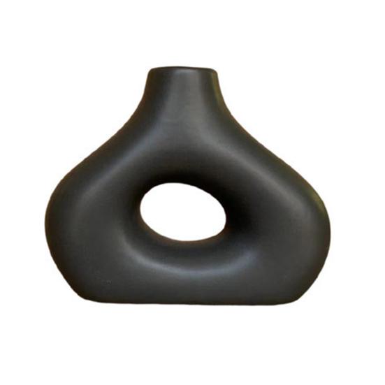 Lightweight Flower Vase Modern Abstract Ceramic Vase, Decorative for Dried and Artificial Flowers, Minimalist Holder Living Room Table Centerpiece