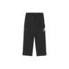 Badfive Solid Color Large Pocket Straight Casual Pants Women Pants Black AKXS300-3