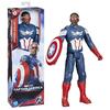 Figurine Captain America 30 Cm, Titan Hero Series, Marvel Studios Captain America Brave New World, Dès 4 Ans