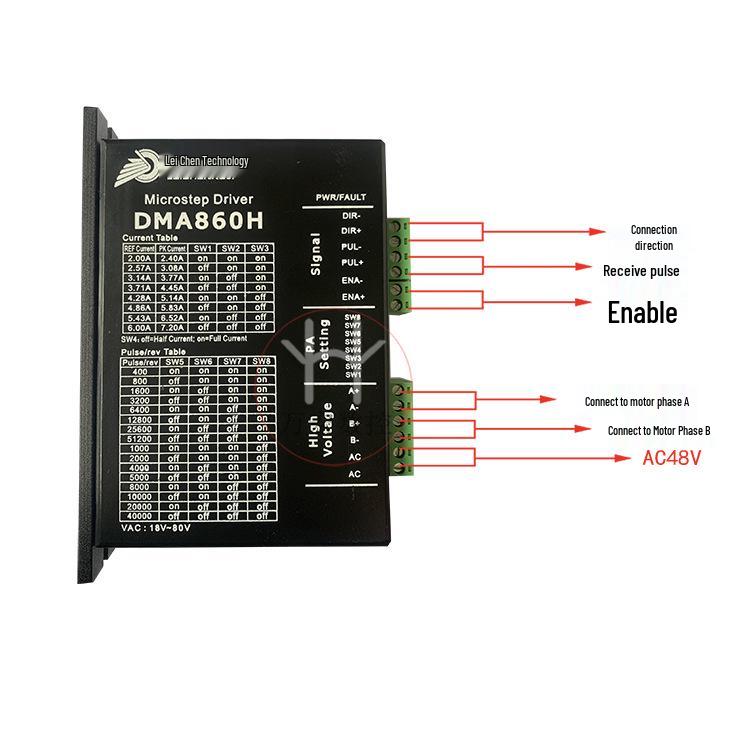 Genuine Leichen DMA860H Two-Phase 57/86 Stepper Motor Driver