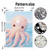 Pearl octopus painting kit painting art handmade diy home decoration painting