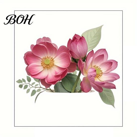 Waterproof Switch Sticker Removable Flower Sticker, Colorful Rose Peony Wall Protective Cover Decals, DIY Light for Bedroom Living Room PVC