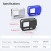 Silicone Protective Case Set For Action Camera and Lens Cover Shockproof With Lens Guard Screen Protector