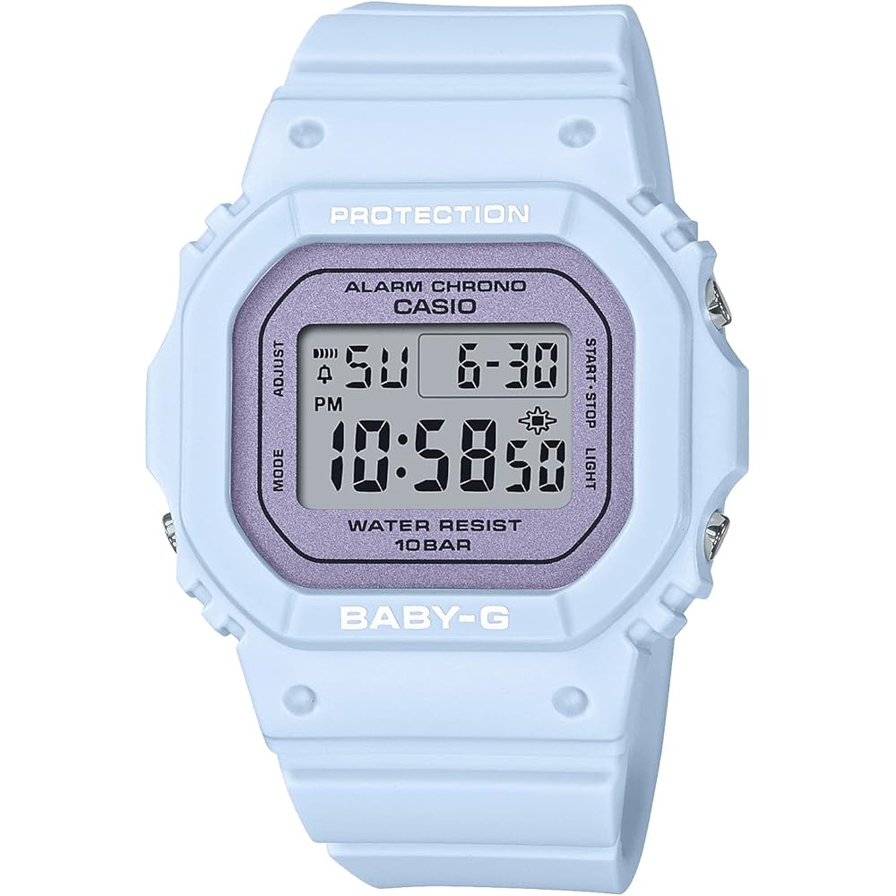 Casio Baby-G BGD-565SC-2JF Женские сине-лиловые цифровые часы Водонепроницаемые Стильный дизайн