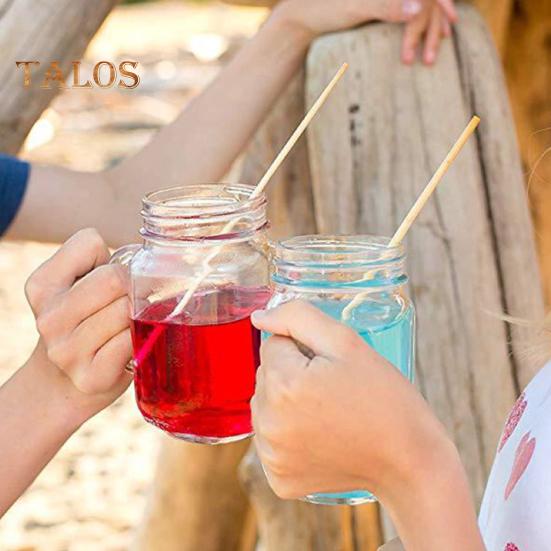 300 шт., деревянные соломинки, пищевая питьевая вода, легкие, надежные, не пластиковые соломинки, товары для вечеринок