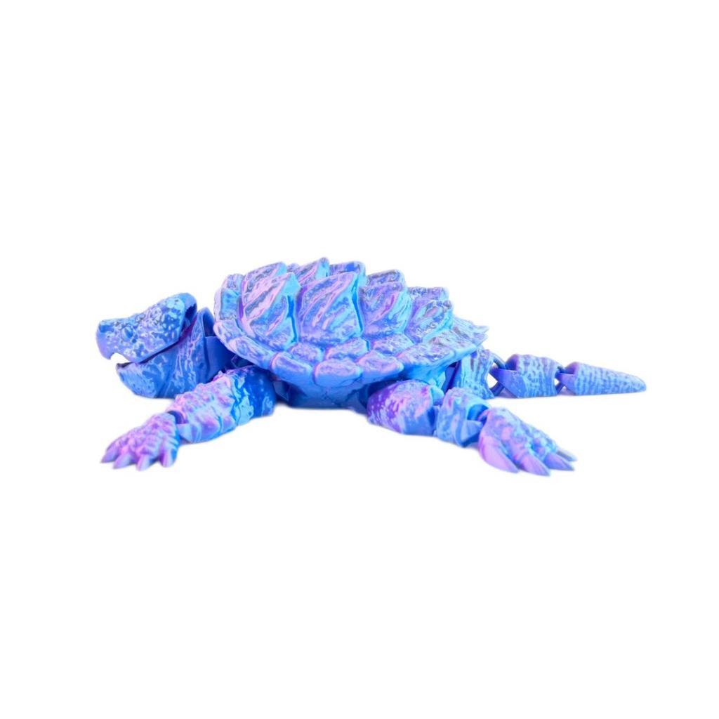 3D-печатная модель аллигаторовой каймановой черепахи с подвижными суставами