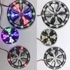 Colorful Atmosphere Lamp Motorcycle Car LED Strobe Light Flash Lamp Car Styling Modified Snowflake Lights Fire Wheel Lights