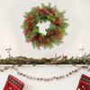 Artificial Christmas Wreath Holiday Garland Housewarming Xmas Decor Front Door for Balcony