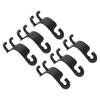 6Pcs Car Seat Headrest Hook ABS 10KG Vehicle Headrest Hook for Clothes Handbag Bottle