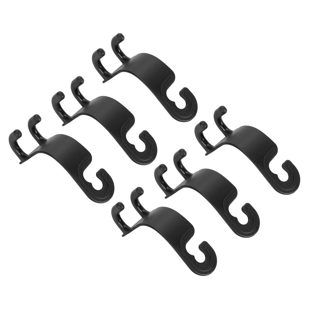 6Pcs Car Seat Headrest Hook ABS 10KG Vehicle Headrest Hook for Clothes Handbag Bottle