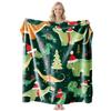 Christmas flannel blanket is universal for all seasons