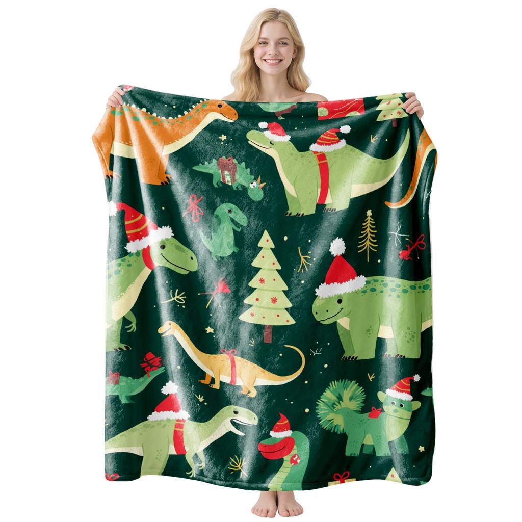 Christmas flannel blanket is universal for all seasons
