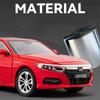 1:24 HONDA Accord Alloy Car Model Diecasts & Toy Vehicles Metal Car Model Simulation Collection Sound and Light Childrens Gifts ajl256