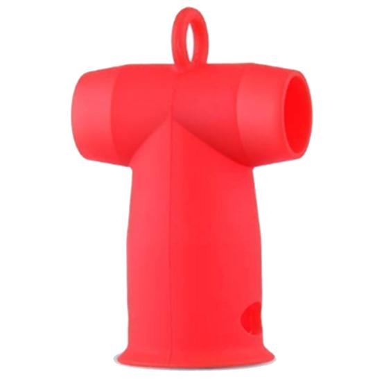 Силиконовая скороварка, паровая Т-образная форма, поворотный переключатель, аксессуары для выпускных труб