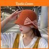 Стильная складная пляжная шляпа для защиты от солнца для женщин с деталью в виде банта-бабочки