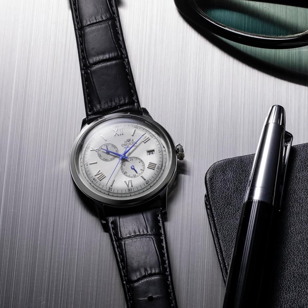 Orient Bambino Automatic Watch Mechanical Automatic RN-AK0701S Men's White Silver