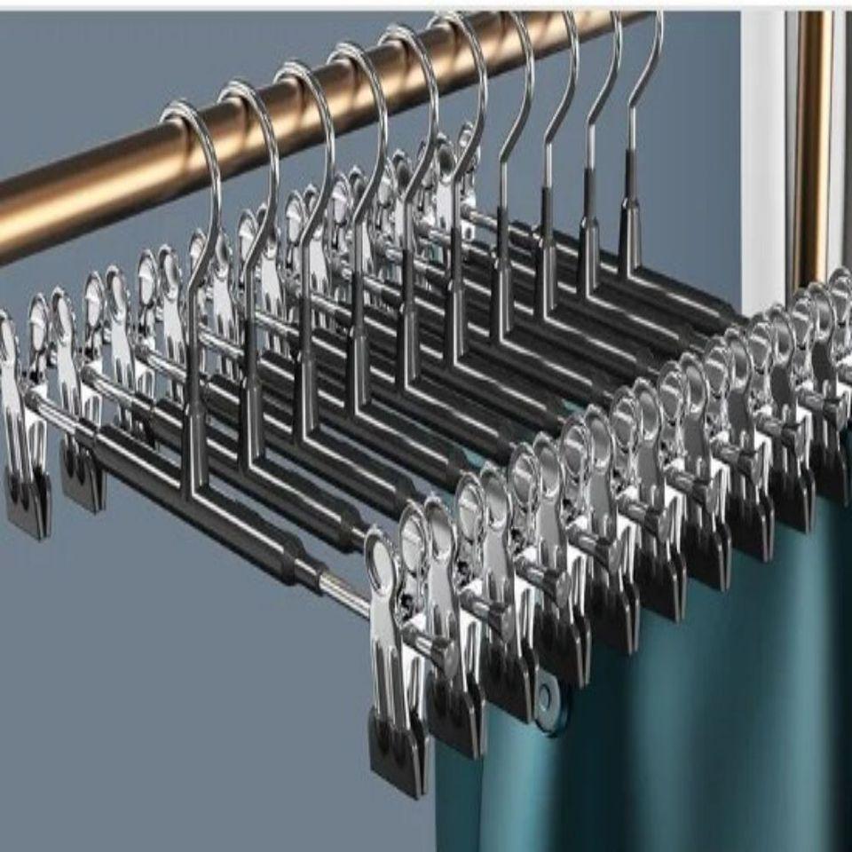 1/5 шт. зажим для вешалки из нержавеющей стали для брюк, зажим для гардероба, противоскользящая прищепка для брюк, вешалка для юбки