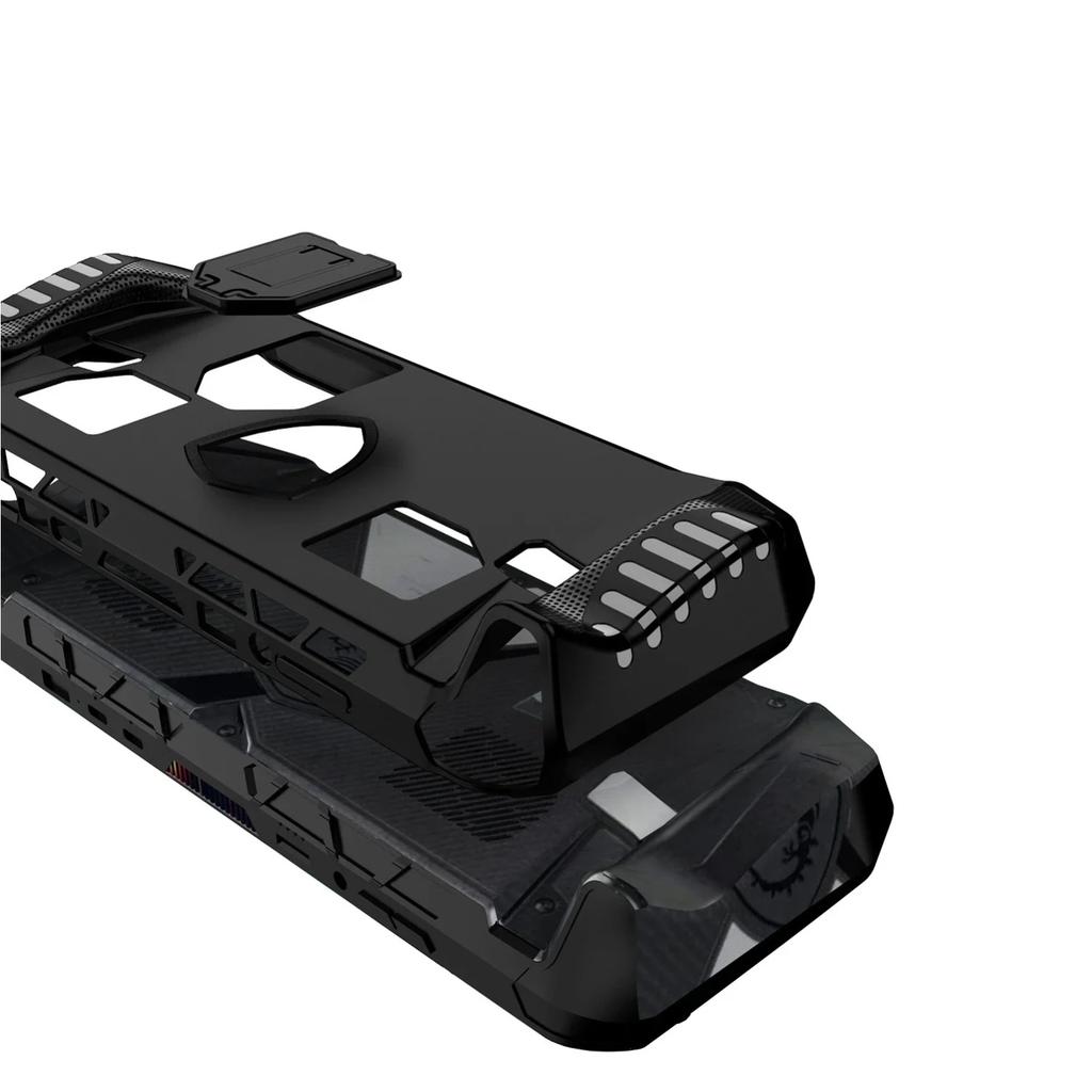 Чехол для игровой консоли MSI Claw A8 BZ2EM с подставкой, противоскользящими рукоятками, мягкий защитный чехол для ручного игрового хоста из ТПУ