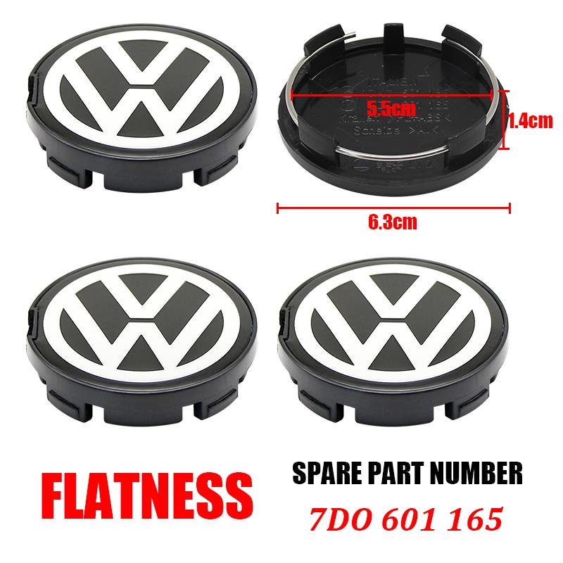 hijk1 4pcs VW Wheel Center Hub Caps 56mm 65mm 70mm Wheel Cover For Touran Golf 4 5 6 7 Polo Passat B5 B6 B7 CC 3D Premium Plus Pro Kit