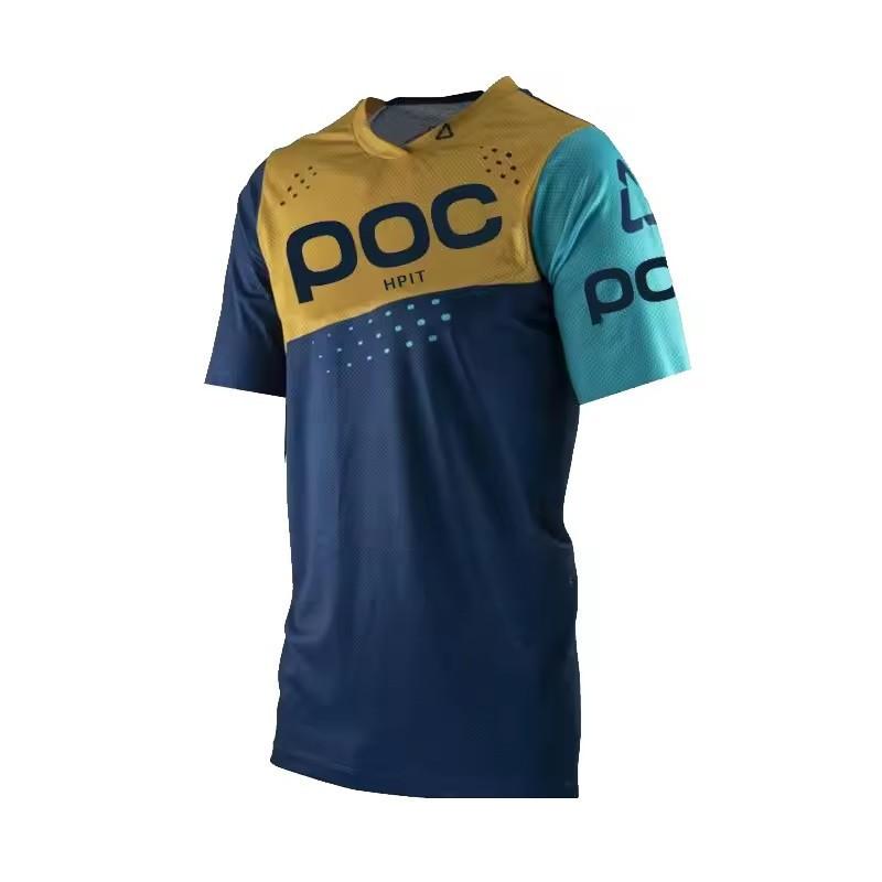 Off-road Motorcycle Mountain Bike Jersey Quick Dry Cycling T-shirt Outdoor Sports HPIT POC