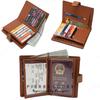 PU Passport Holder With Multiple Card Slots Anti-theft Brush  Passport Book  Travel Document Storage Bag
