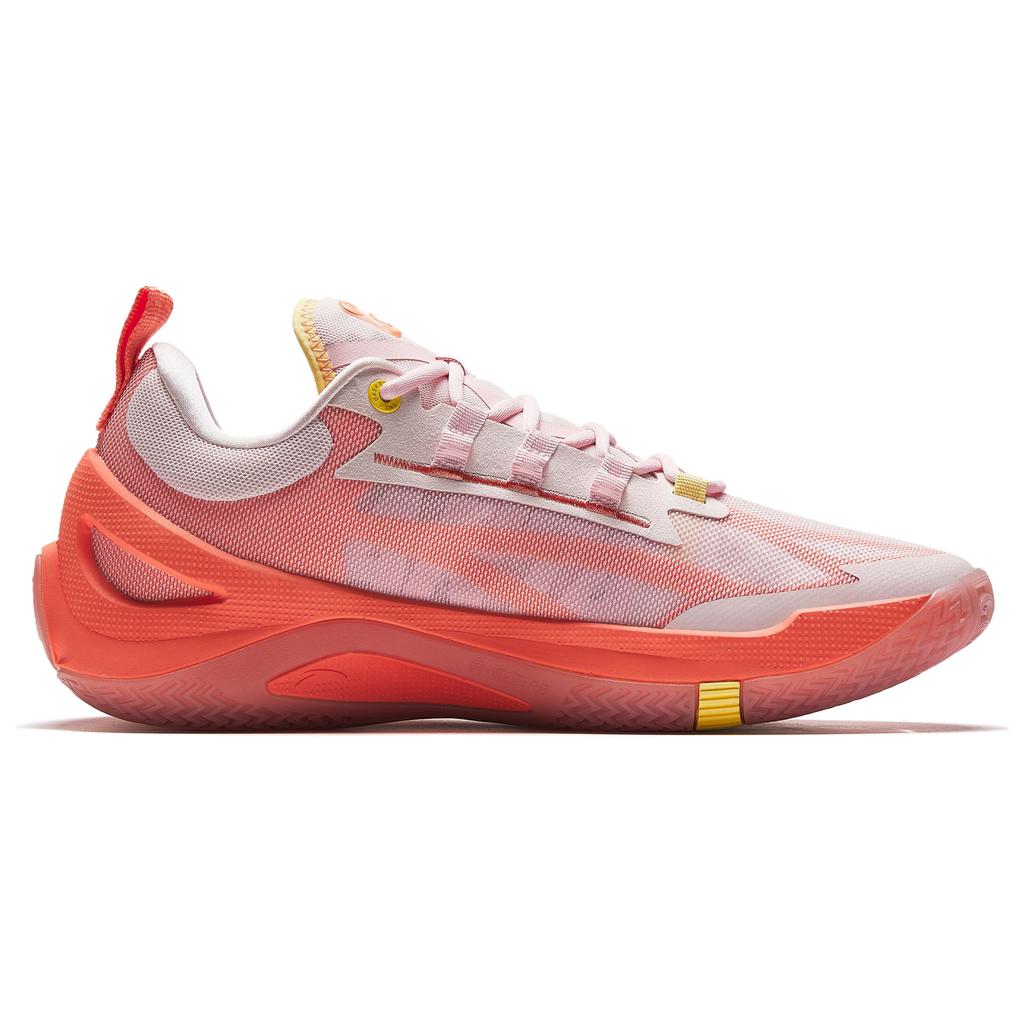 Anta Instantaneous 1 Honey Peach Low Top Basketball Shoes Men's Pink