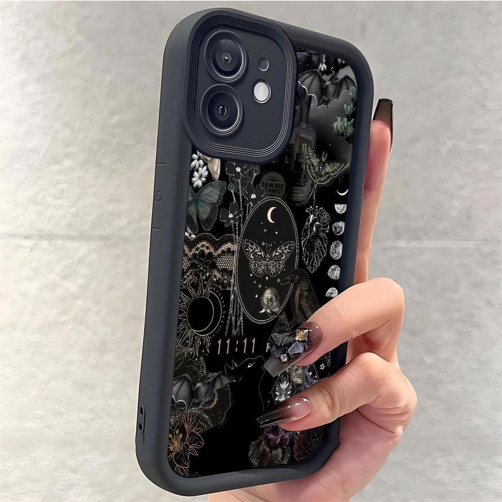 Черная винтажная лестница на Хэллоуин Чехол для iPhone 15/16/17 Pro Max