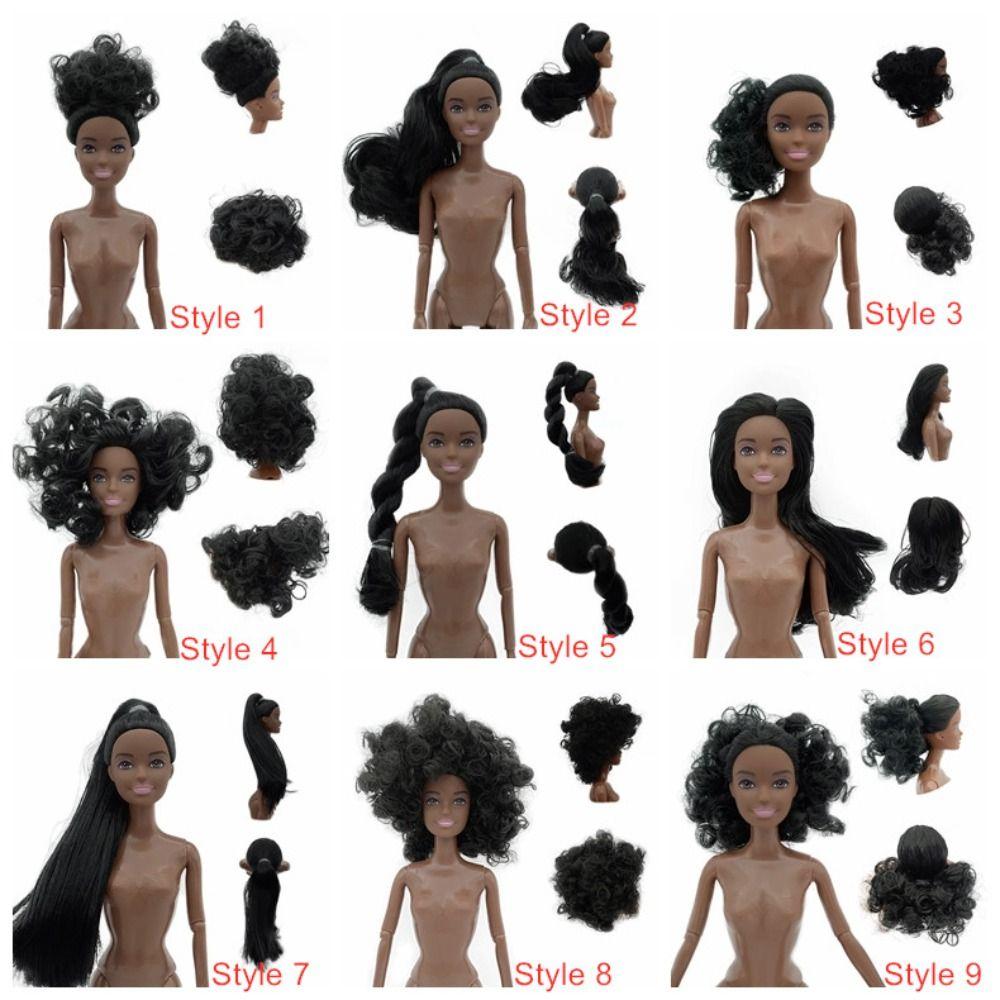 11 Multi-Joint Black Dolls Moveable 30cm Doll Toy Children's Toy African Dolls  Dress Up