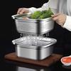 ShengJia Stainless Steel Square Colander & Wash Basin