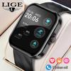 LIGE Мужские умные часы Bluetooth-вызов Мониторинг здоровья Спортивные водонепроницаемые умные часы