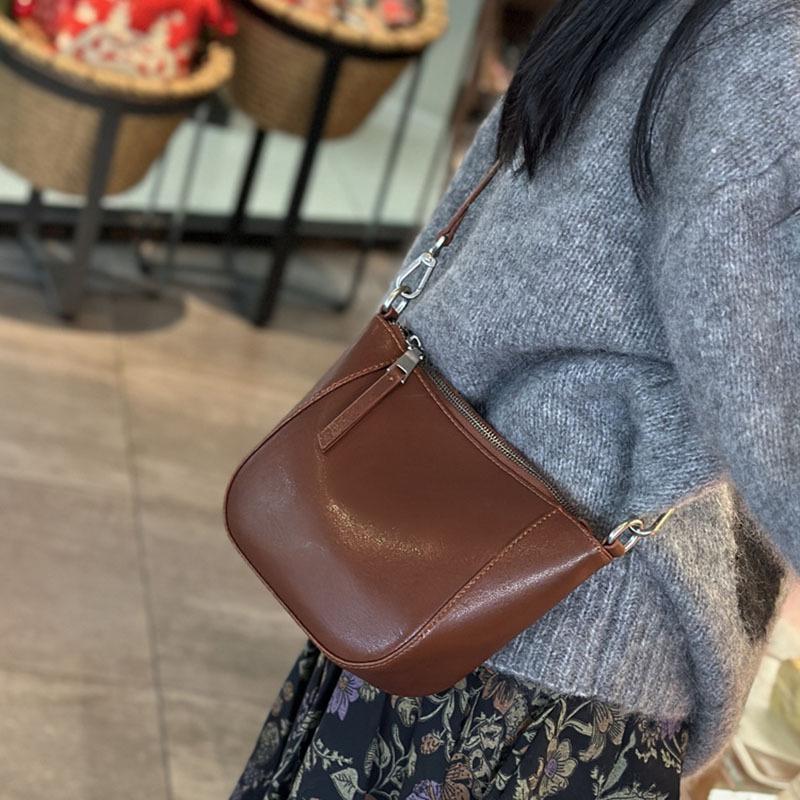 Весна/лето одно плечо модная сетчатая сумка Senior Sense с ремешком на плечо косая сумка из коровьей кожи с верхним слоем для женщин