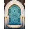 Moroccan Door Arab Canvas Print Islamic Muslim Wall Architectural Wall Art Poster for Living Room Bedroom Eid Al-Fitr Home Decor