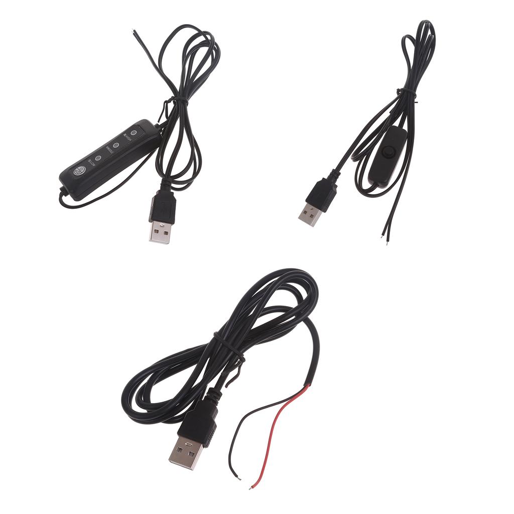 1 шт. 5 В USB-удлинительный кабель с разъемом h, USB 2.0 A и 2-контактным 2-проводным разъемом для кабеля питания и зарядки 5 В