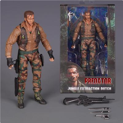 NECA Хищник 30-летие Встреча в джунглях Извлечение Датча Голландский патруль Голландский камуфляж Голландский Ко Фигурки